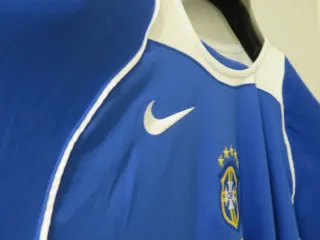 Camiseta Brasil Retro. Talla XL. Ronaldo