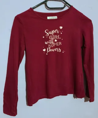 Camiseta niña In Extenso estrellas lentejuelas