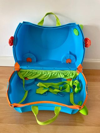 Maleta infantil Trunki azul y naranja