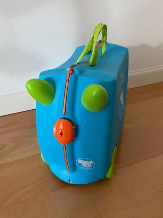 Maleta infantil Trunki azul y naranja