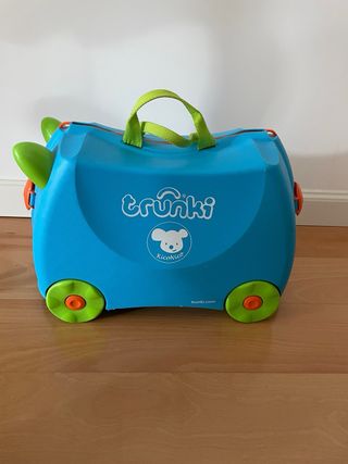 Maleta infantil Trunki azul y naranja
