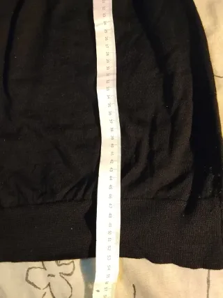 Chaleco negro punto volantes