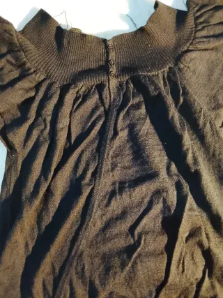 Chaleco negro punto volantes