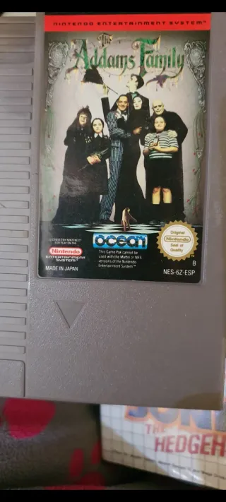 The Addams Family NES Cartucho Ocean