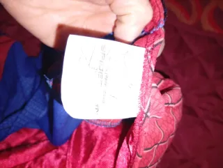 Vestito carnevale bambino rosso/b Spiderman lu