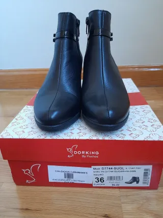 Botín Dorking Negro Talla 36 Sin Estrenar