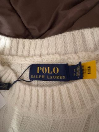 Jersey Polo Ralph Lauren Blanco Talla S