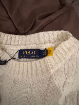 Jersey Polo Ralph Lauren Blanco Talla S