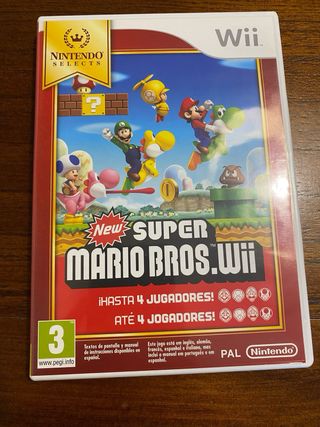 Consola Wii Roja Nintendo con mandos + super mario