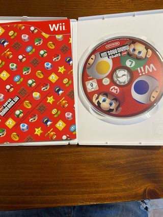 Consola Wii Roja Nintendo con mandos + super mario