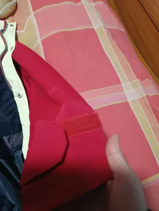 Chubasquero impermeable hombre rojo