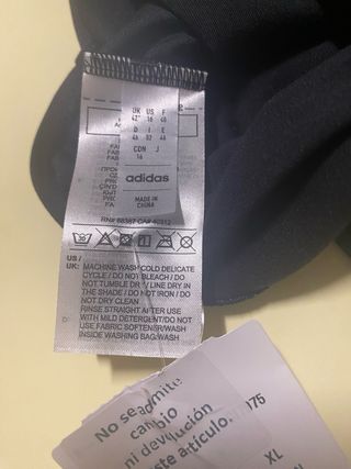 Bañador Adidas Talla XL Negro