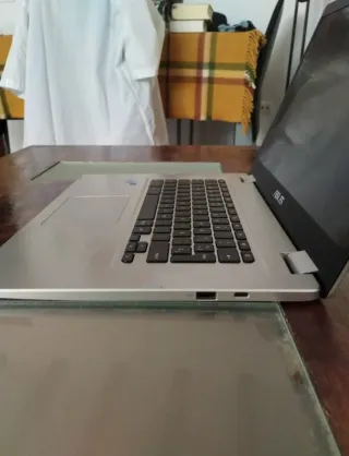 Chromebook ASUS Plata/Blanco