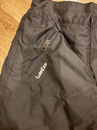 Pantalón de esquí Decathlon niños negro
