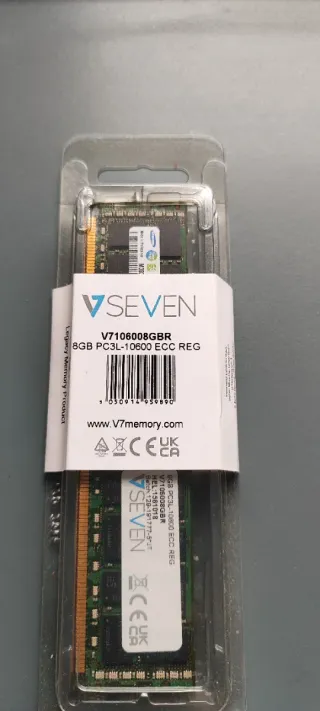 Módulo V7 8GB PC3L-10600 ECC REG