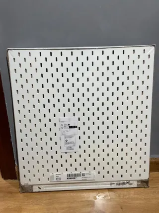 IKEA SKADIS Panel Perforado Blanco