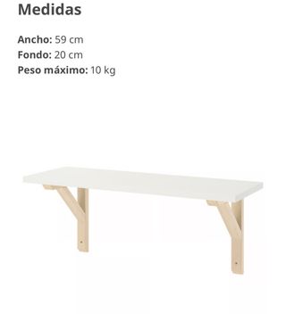 Scaffale Ikea BURHULT 59x20