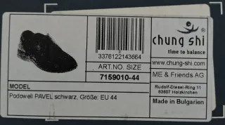 Zapatos PodoWell Negros Chut Pavel T44. NUEVOS