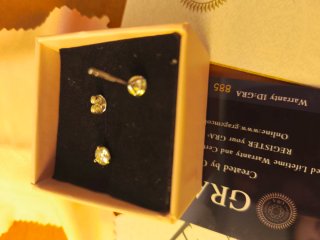 Pendientes Plata y Moissanitas