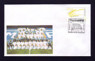 SOBRE PRIMER DÍA | FÚTBOL (R. Madrid), ESPAÑA 2002