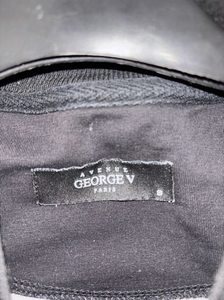 Sudadera George V dorada y verde