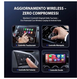 Adaptador CarPlay/Android Auto Inalámbrico.