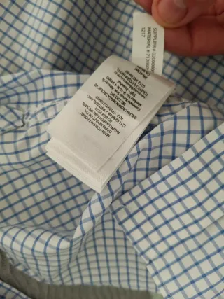 Camisa Polo Ralph Lauren cuadros azul