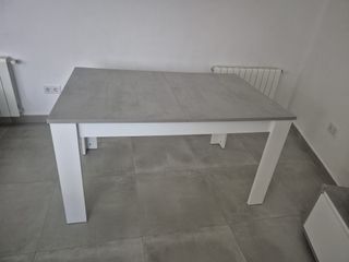 Mesa extensible salón nueva gris madera
