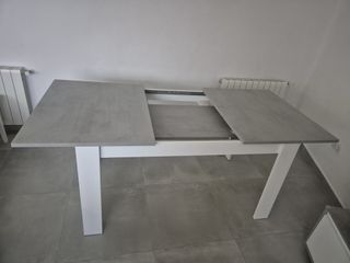 Mesa extensible salón nueva gris madera
