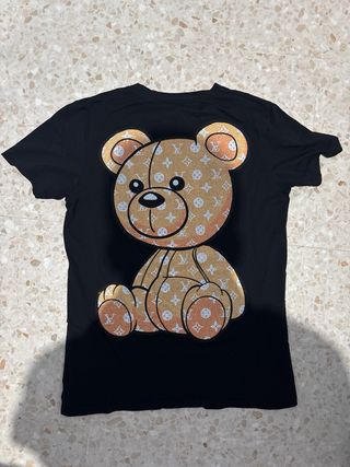 Camiseta George V Negra Oso