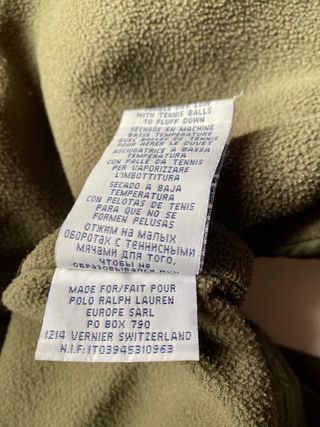 Chaqueta Polo Ralph Lauren caqui. Talla M