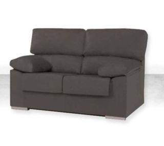 Sofá modular gris tela