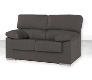 Sofá modular gris tela