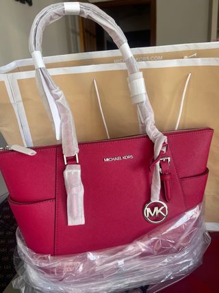 Bolso Michael Kors Rosa Nuevo Con Etiquetas