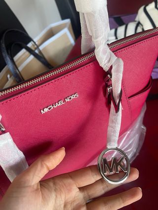 Bolso Michael Kors Rosa Nuevo Con Etiquetas