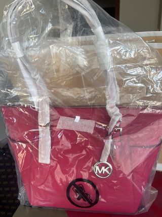 Bolso Michael Kors Rosa Nuevo Con Etiquetas