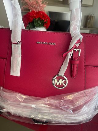 Bolso Michael Kors Rosa Nuevo Con Etiquetas