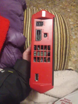 Nintendo Wii Rojo Negro