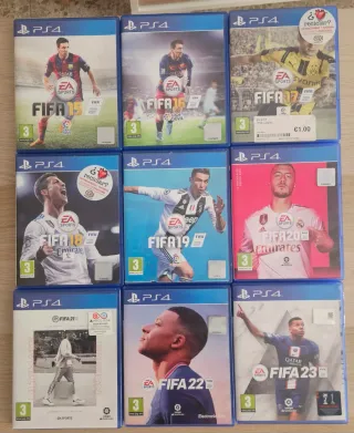 Lote 9 Juegos FIFA PS4 (15-23)