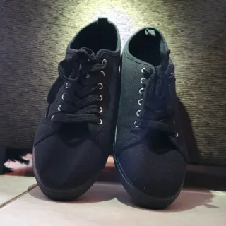 Zapatos Estilo Converse Negro