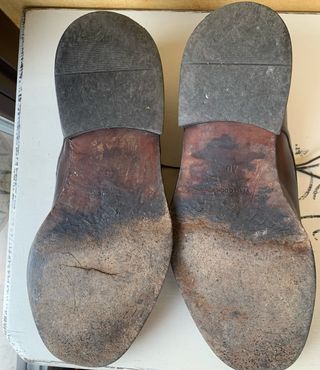 Scarpe uomo invernali marroni n. 40
