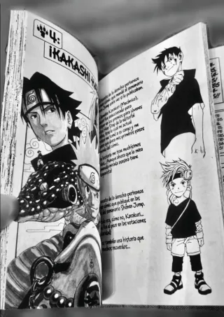 Libro manga primer capítulo y 2 llaveros de Naruto