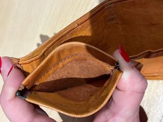 Cartera de cuero NUEVA