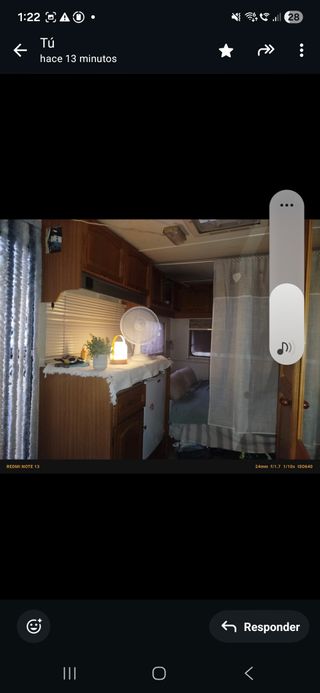 Caravana Moncayo 1991. Cocina, wc sin usar