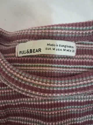 Jersey Pull&Bear rayas rosas y blancas