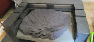 2 Sofás de Palets Gris