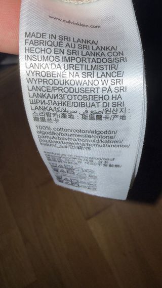 Camiseta Calvin Klein Jeans Beige