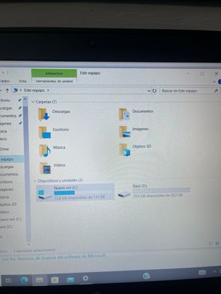 Portátil HP EliteBook Plata y Negro