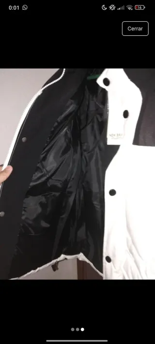 Chaqueta acolchada hombre