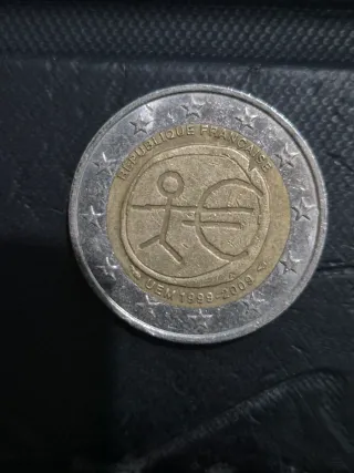 Moneda 2 Euros Francia 2001